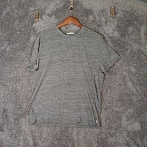 Marine Layer Heathered Gray Men's Tee Short Sleeve Cotton Size L/XL